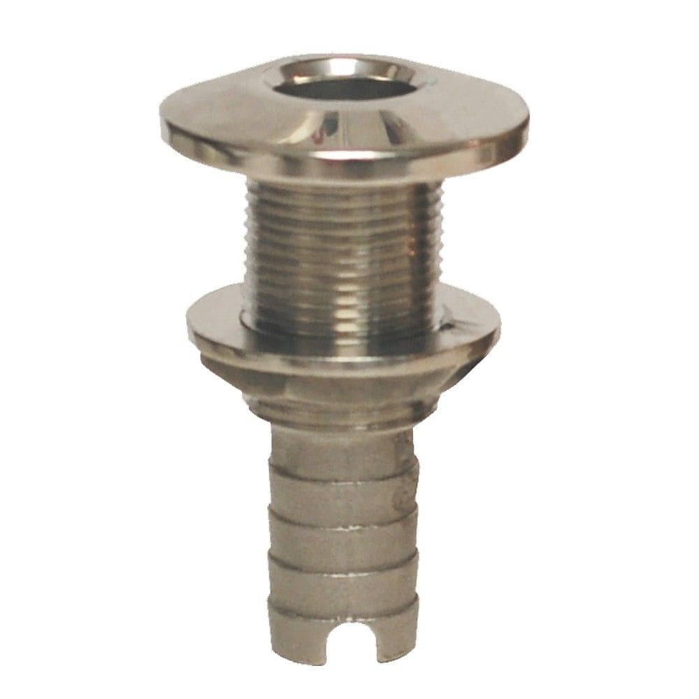 Groco Stainless Steel Hose Barb Thru-Hull Fitting - 1-1/8"